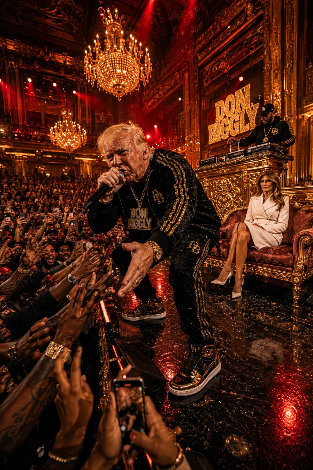 Don Biggly artwork: Front Row Handshake