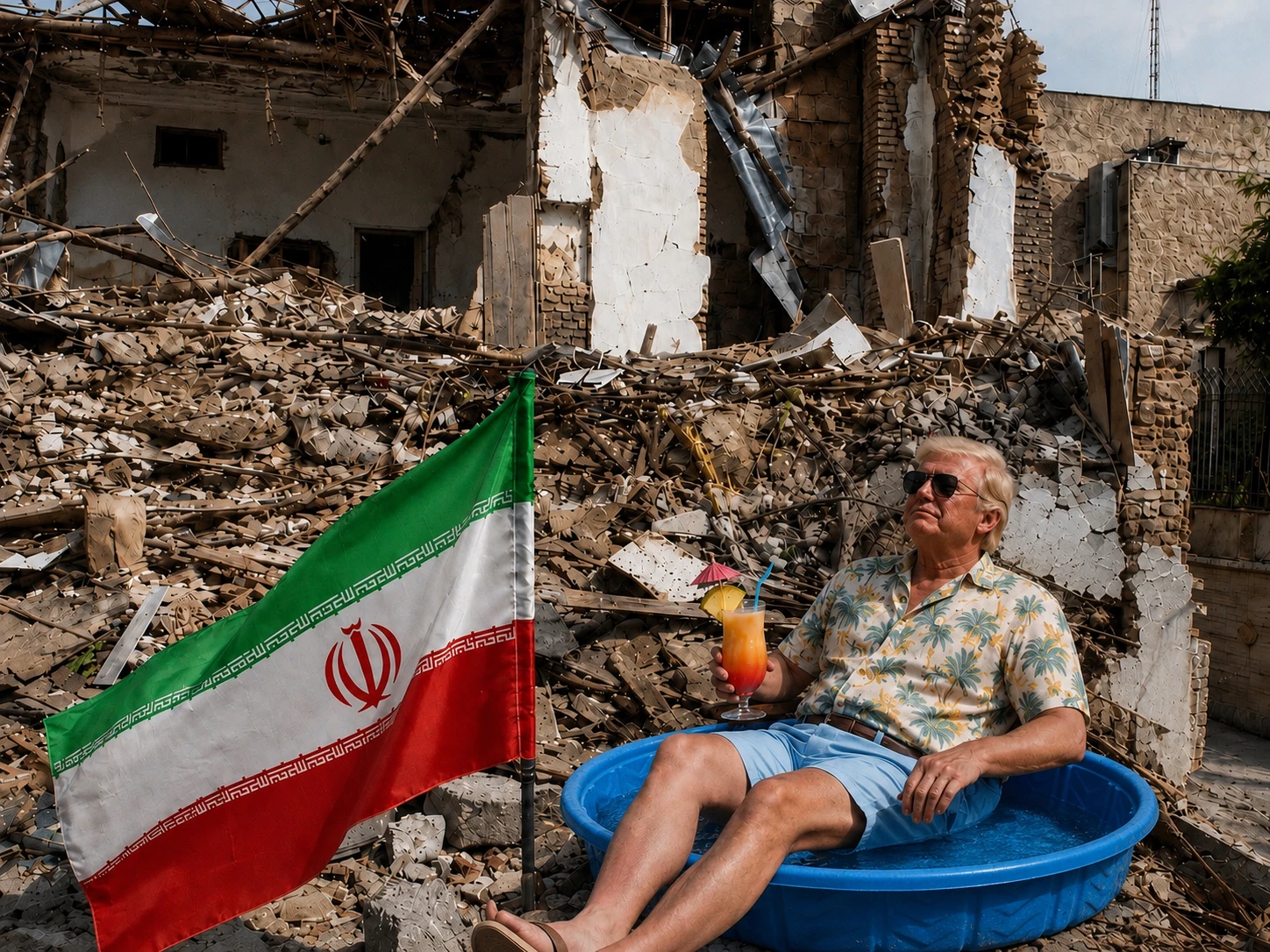 Poolside in Tehran
