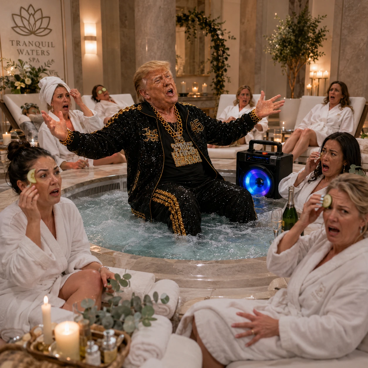 Don Biggly artwork: The Spa Takeover