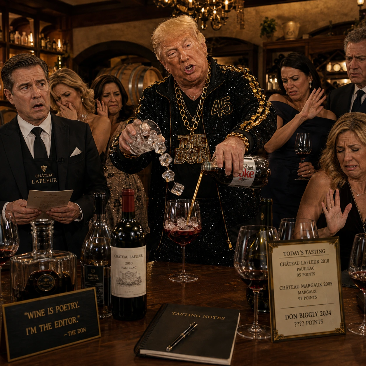 Don Biggly artwork: The Wine Tasting