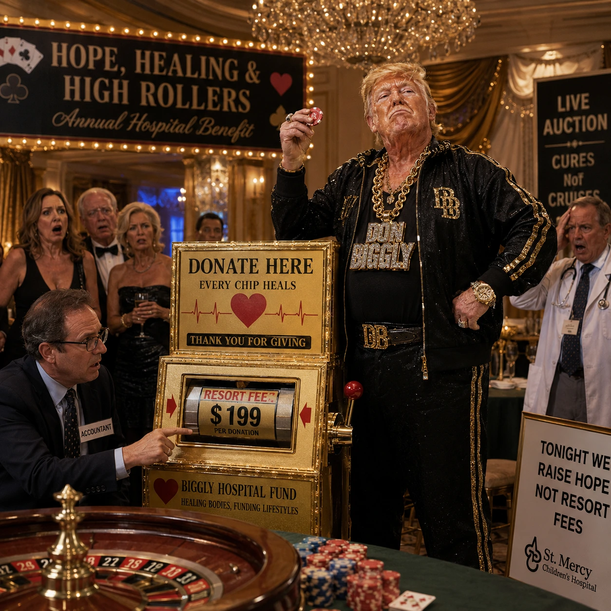 Don Biggly artwork: Hope Healing and High Rollers