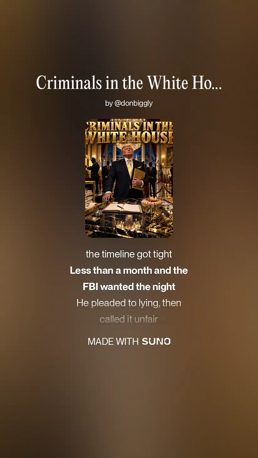 Artwork for Criminals in the White House