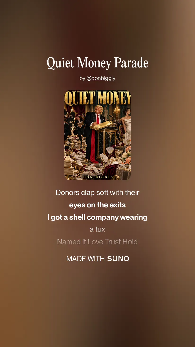 Artwork for Quiet Money Parade
