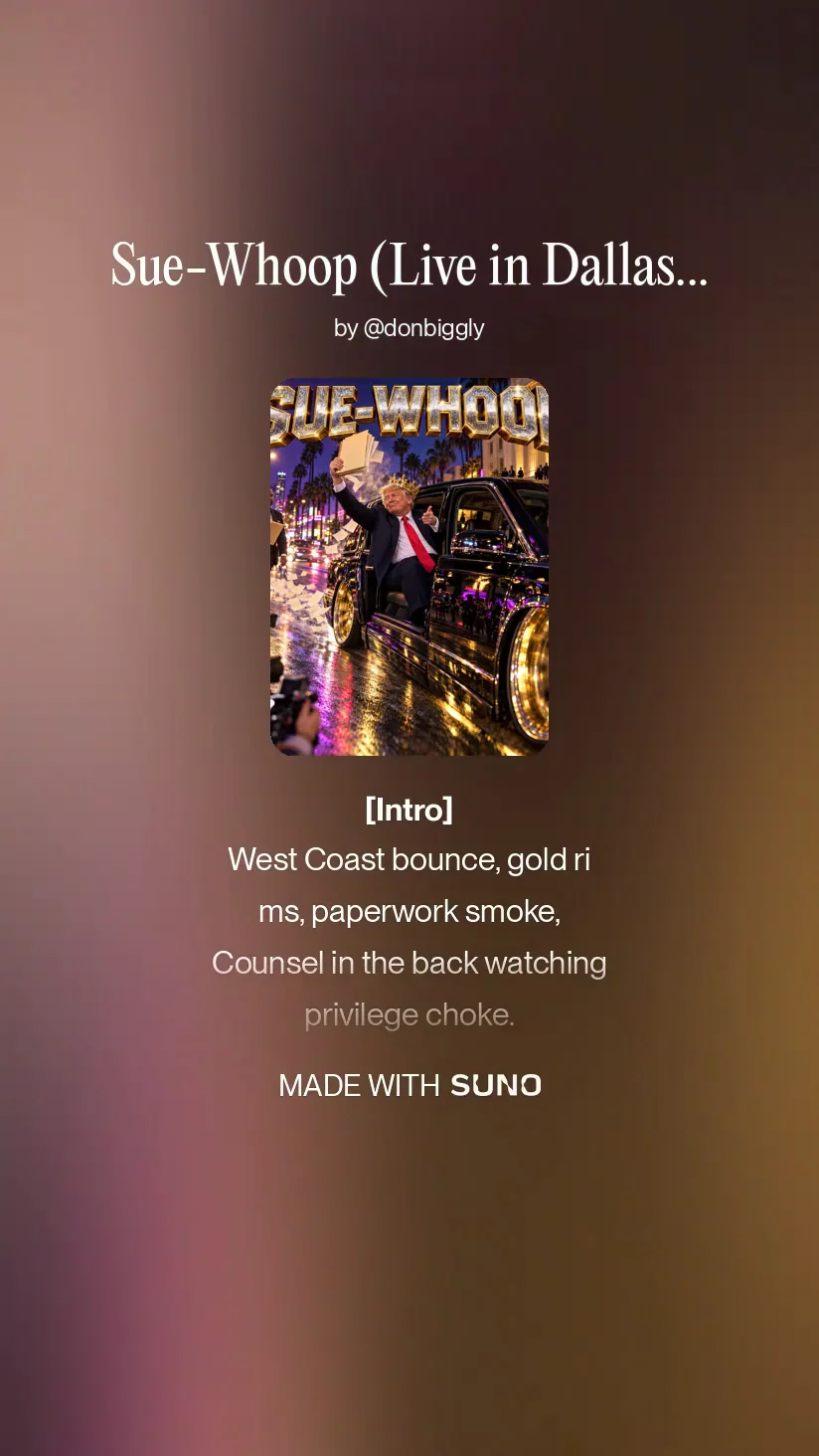 Sue-Whoop (Live in Dallas)