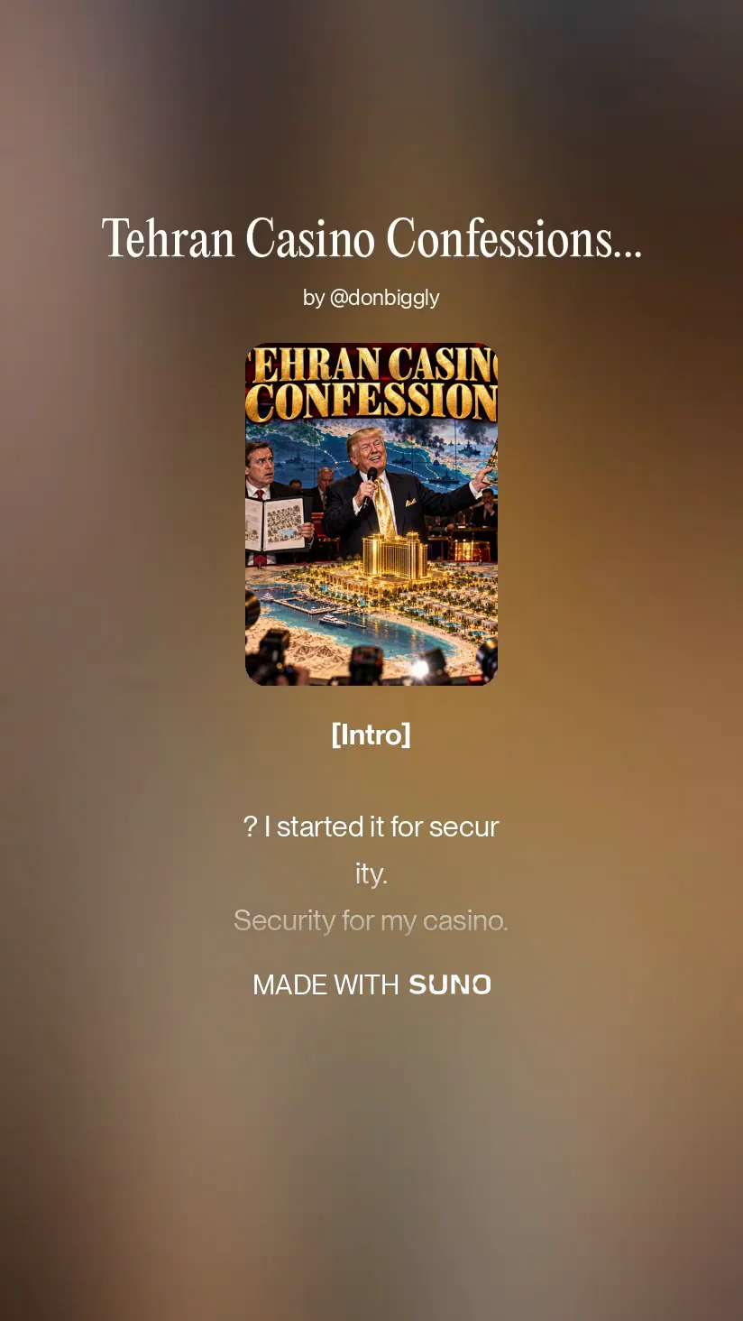 Tehran Casino Confessions (Live in Iran)