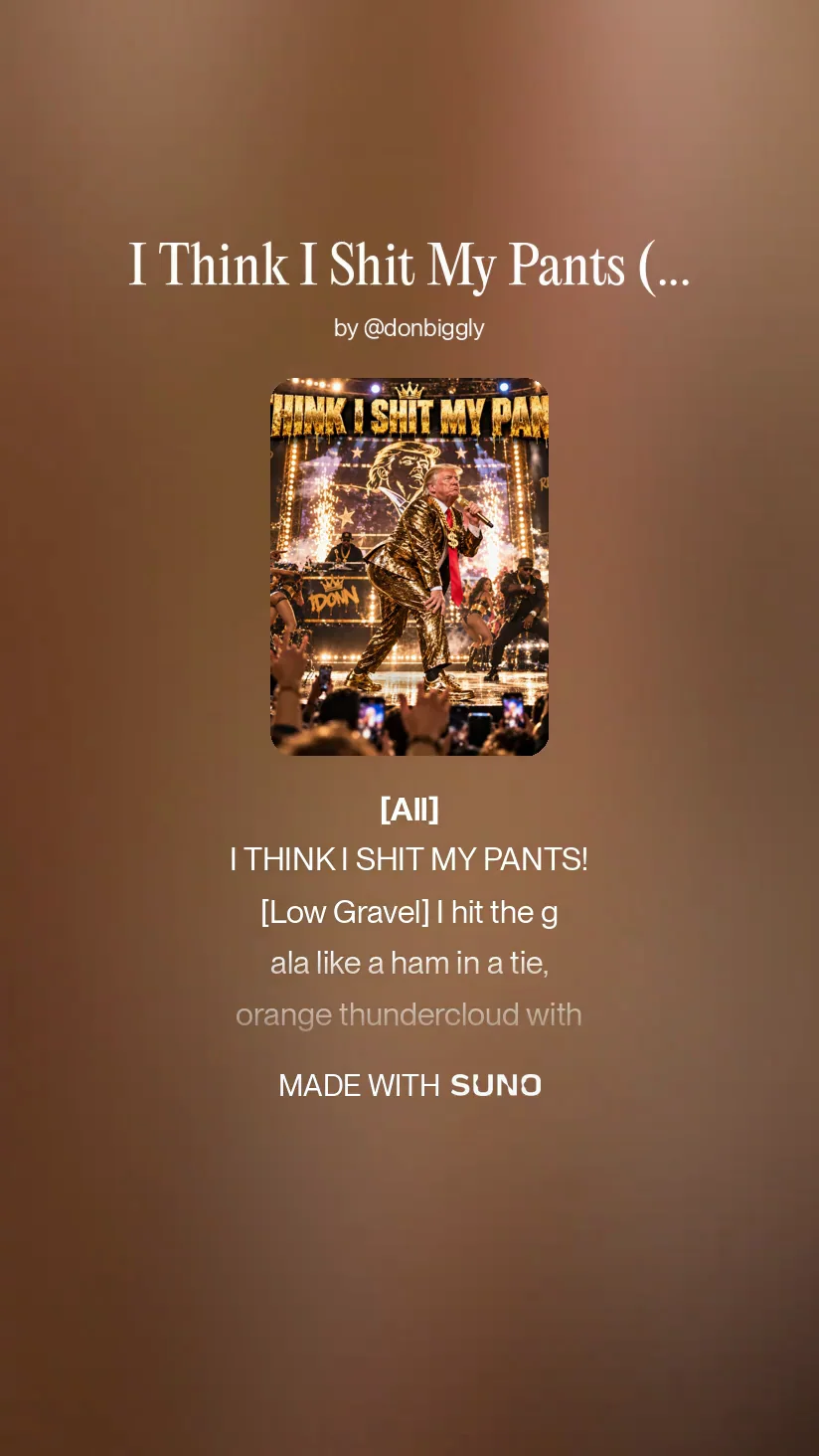 I Think I Shit My Pants (Live from Gold Toilet)