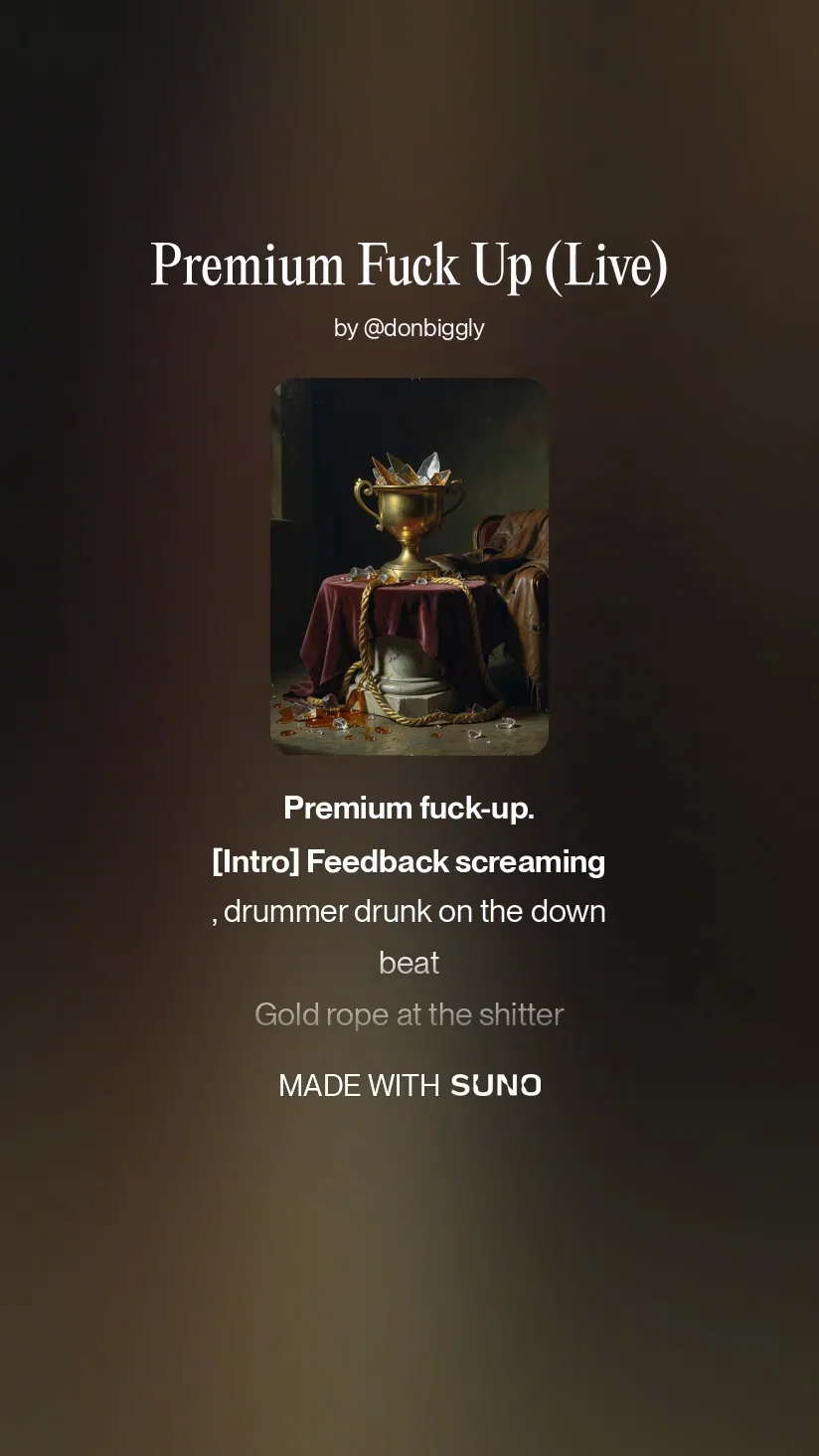 Premium Fuck Up (Live)