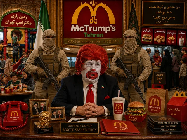 McTrumps Tehran Welcome