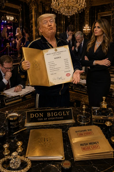 Don Biggly artwork: Signing Ceremony
