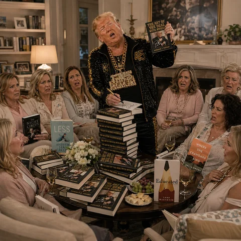 Don Biggly artwork: Book Club Guest of Honor