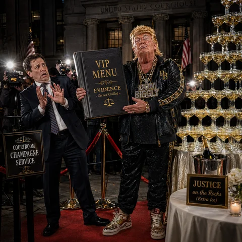 Don Biggly artwork: The Presidential VIP Menu