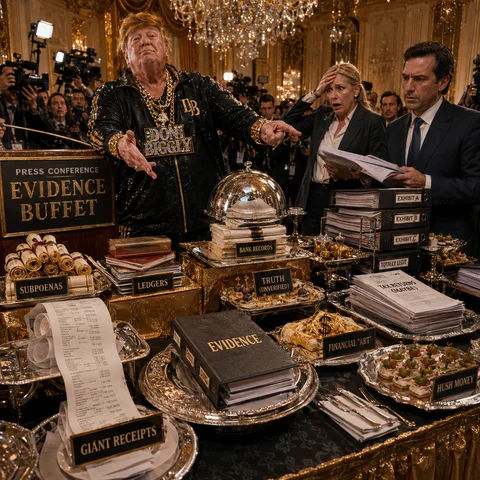 Don Biggly artwork: The Evidence Buffet