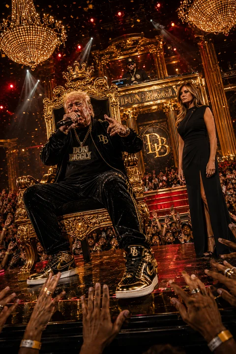 Don Biggly artwork: The Throne Performance